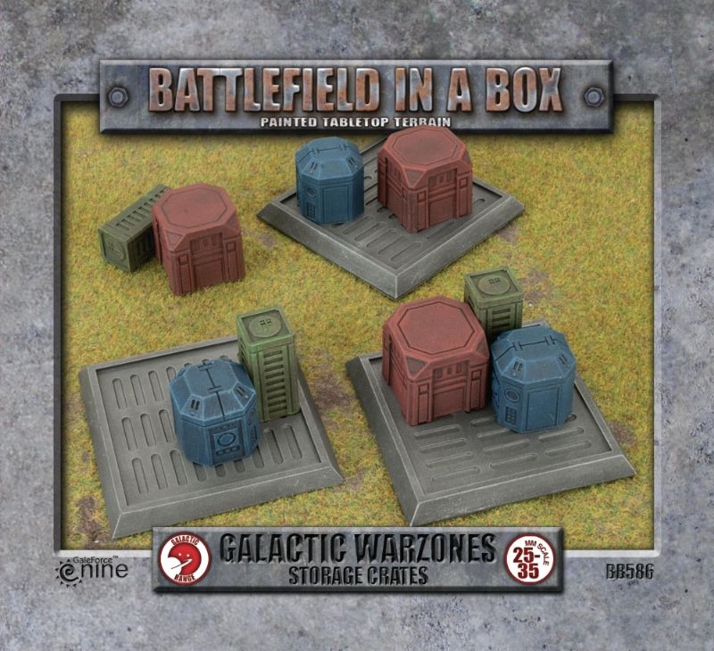 Galactic Warzones: Storage Crates ideal for Star Wars: Legion